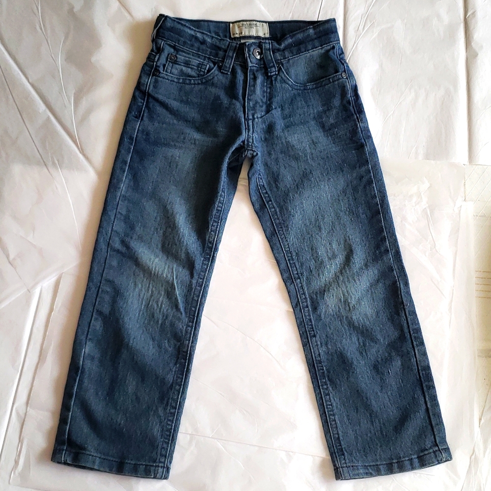Six Lincoln New York Kids Toddler Size 4 Slim Fit Straight Leg Jeans Denim EUC